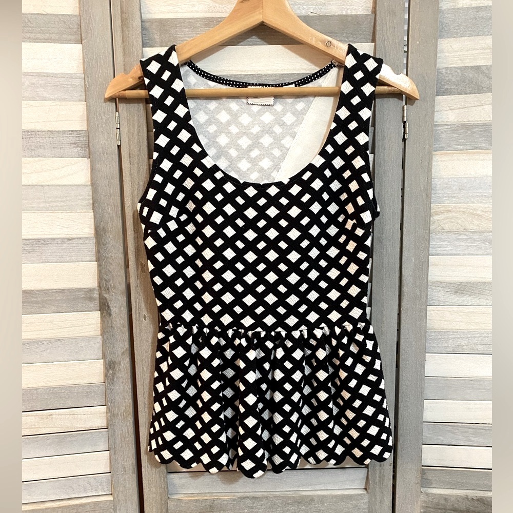 Anthropologie postmark peplum tank